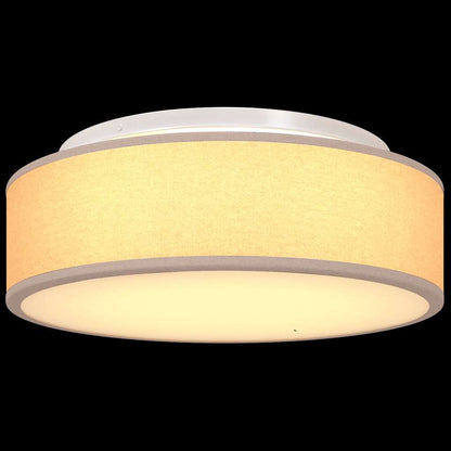 Deckenlampe Taupe 38 x 13.5 cm Stoff