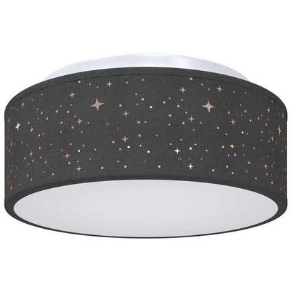 Deckenlampe Schwarz 30 x 13.5 cm Stoff