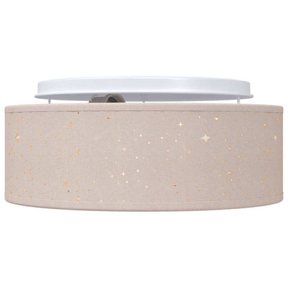 Deckenlampe Taupe 30 x 13.5 cm Stoff