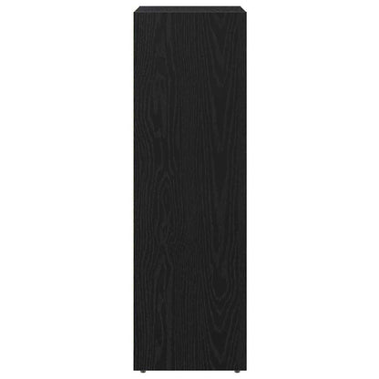 Badezimmerschrank Schwarze Eiche 30 x 30 x 95 cm Holzwerkstoff