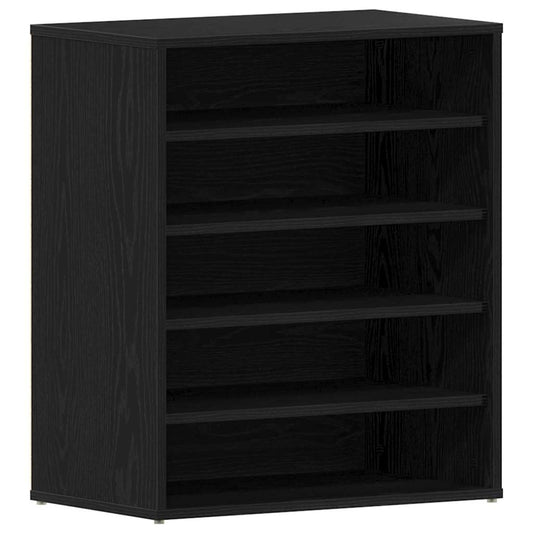 Schuhschrank Schwarze Eiche 60 x 35 x 70 cm Holzwerkstoff