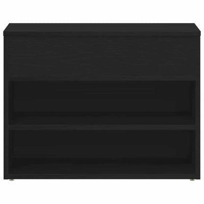 Schuhbank Schwarze Eiche 60 x 30 x 45 cm Holzwerkstoff