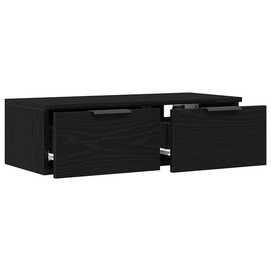 Wandschrank Schwarze Eiche 68 x 30 x 20 cm Holzwerkstoff