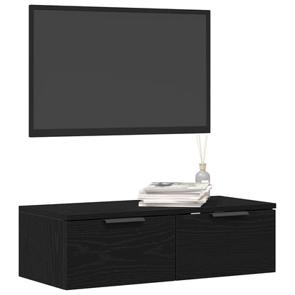 Wandschrank Schwarze Eiche 68 x 30 x 20 cm Holzwerkstoff