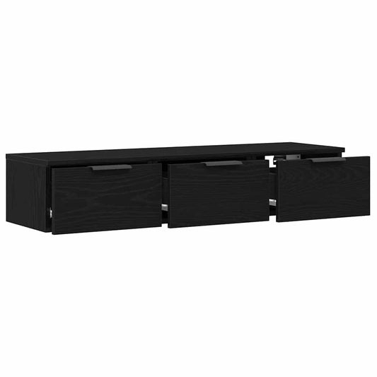 Wandschrank Schwarze Eiche 102 x 30 x 20 cm Holzwerkstoff