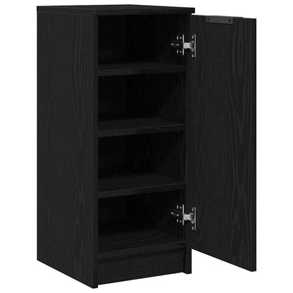 Schuhschrank Schwarze Eiche 29,5 x 35 x 70 cm Holzwerkstoff