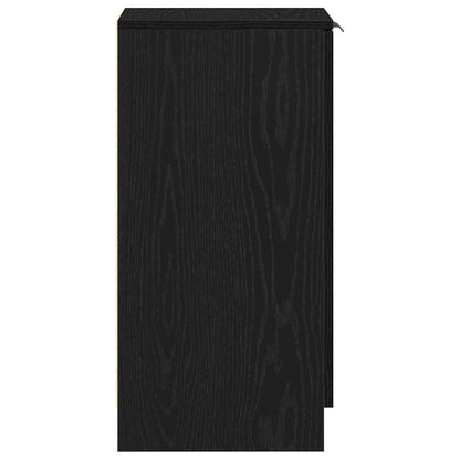 Schuhschrank Schwarze Eiche 29,5 x 35 x 70 cm Holzwerkstoff