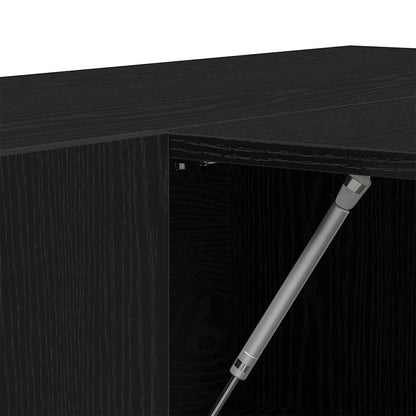 Flur-Schrank Schwarze Eiche 97.5 x 37 x 99 cm Holzwerkstoff