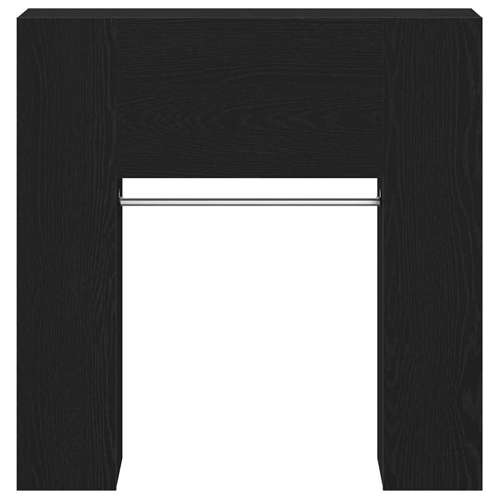 Flur-Schrank Schwarze Eiche 97.5 x 37 x 99 cm Holzwerkstoff