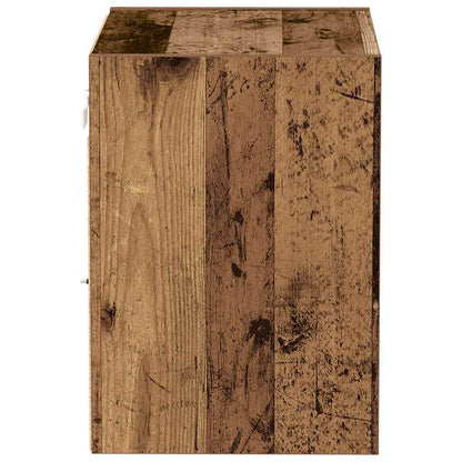 Schweberegal 2 pcs Braun 40 x 28.5 x 40 cm Holzwerkstoff