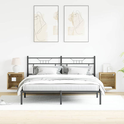 Schweberegal 2 pcs Braun 40 x 28.5 x 40 cm Holzwerkstoff