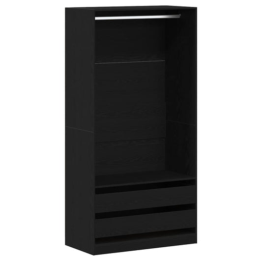 Kleiderschrank Schwarze Eiche 100 x 50 x 200 cm Holzwerkstoff