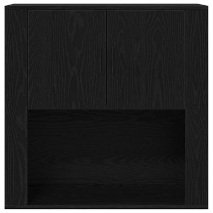 Wandschrank Schwarze Eiche 80 x 33 x 80 cm Holzwerkstoff