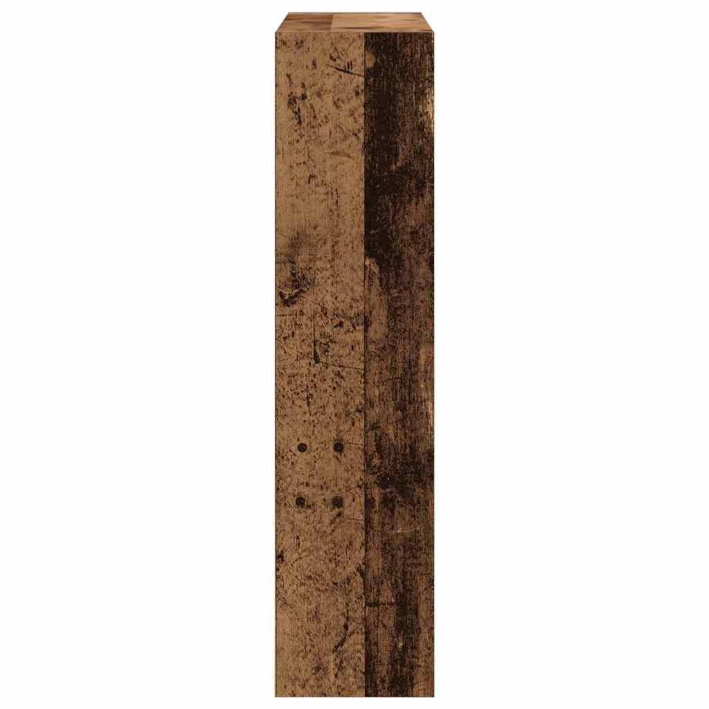 Schuhschrank mit Tür Altholz 80 x 21 x 87.5 cm Holzwerkstoff