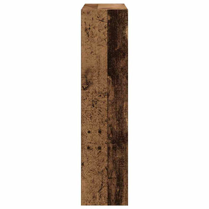 Schuhschrank mit Tür Altholz 80 x 21 x 87.5 cm Holzwerkstoff