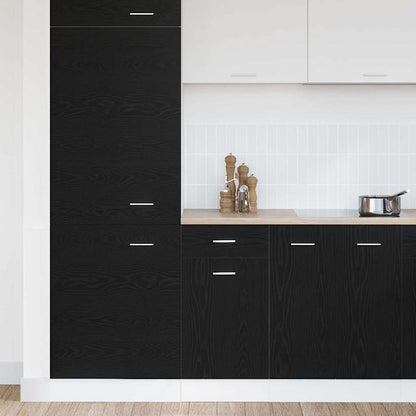 Schubladenunterschrank mit Tür Schwarze Eiche 40 x 46 x 81.5 cm