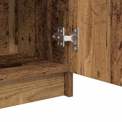 Badezimmer Schrank Altholz 32 x 34 x 90 cm Holzwerkstoff