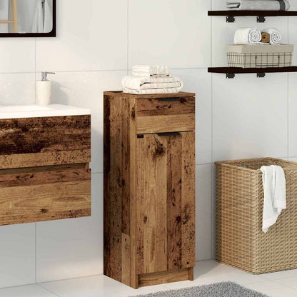 Badezimmer Schrank Altholz 32 x 34 x 90 cm Holzwerkstoff