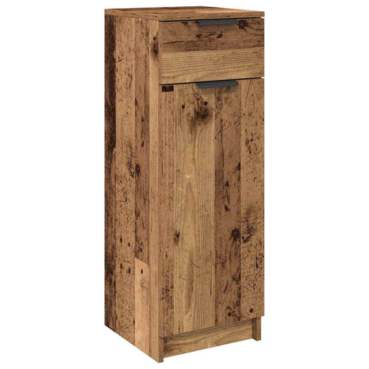 Badezimmer Schrank Altholz 32 x 34 x 90 cm Holzwerkstoff