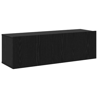 TV-Schrank-Set 8 pcs Schwarze Eiche 100 x 30 x 30 cm