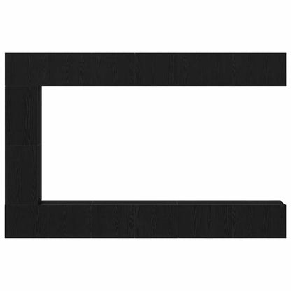 TV-Schrank-Set 9 pcs Schwarze Eiche 30,5 x 30 x 110 cm