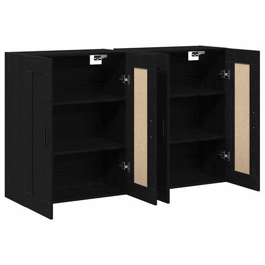 Wandmontierter Schrank Wandmontiert 2 pcs Eiche handwerklich