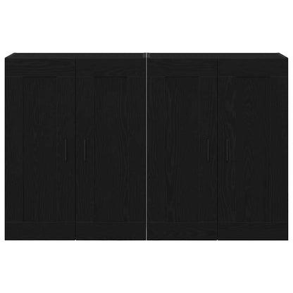 Wandmontierter Schrank Wandmontiert 2 pcs Eiche handwerklich