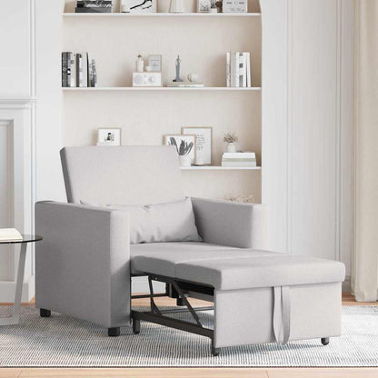 Einzel-Schlafsofa Wolken-Grau 90 x 165 x 87 cm Stoff