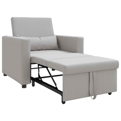 Einzel-Schlafsofa Wolken-Grau 90 x 165 x 87 cm Stoff
