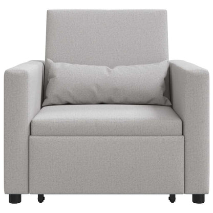 Einzel-Schlafsofa Wolken-Grau 90 x 165 x 87 cm Stoff