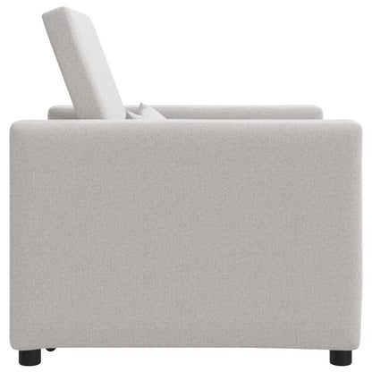 Einzel-Schlafsofa Wolken-Grau 90 x 165 x 87 cm Stoff