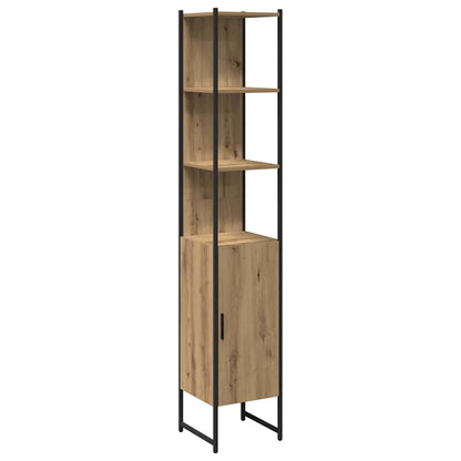 Badezimmermöbel Set 3 pcs Eiche handwerklich 33 x 33 x 185.5 cm