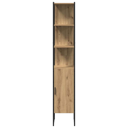 Badezimmermöbel Set 3 pcs Eiche handwerklich 33 x 33 x 185.5 cm
