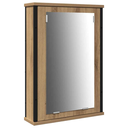 Badezimmermöbel Set 4 pcs Eiche handwerklich 33 x 33 x 185.5 cm