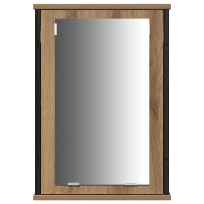 Badezimmermöbel Set 4 pcs Eiche handwerklich 33 x 33 x 185.5 cm