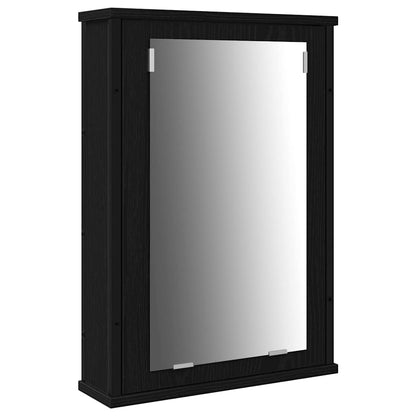 Badezimmermöbel Set 4 pcs Schwarze Eiche 33 x 33 x 185.5 cm