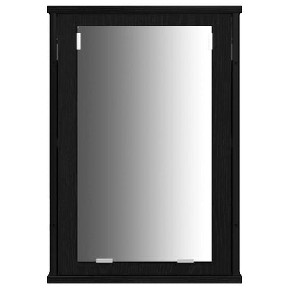 Badezimmermöbel Set 4 pcs Schwarze Eiche 33 x 33 x 185.5 cm