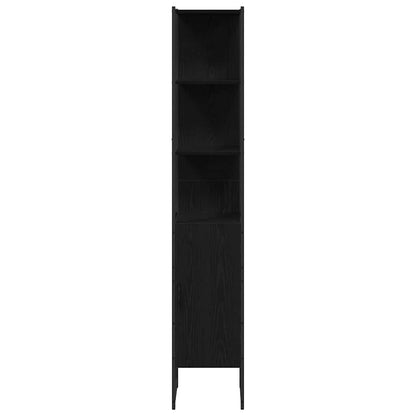 Badezimmerschrankset 4 pcs Schwarze Eiche 33 x 33 x 185.5 cm