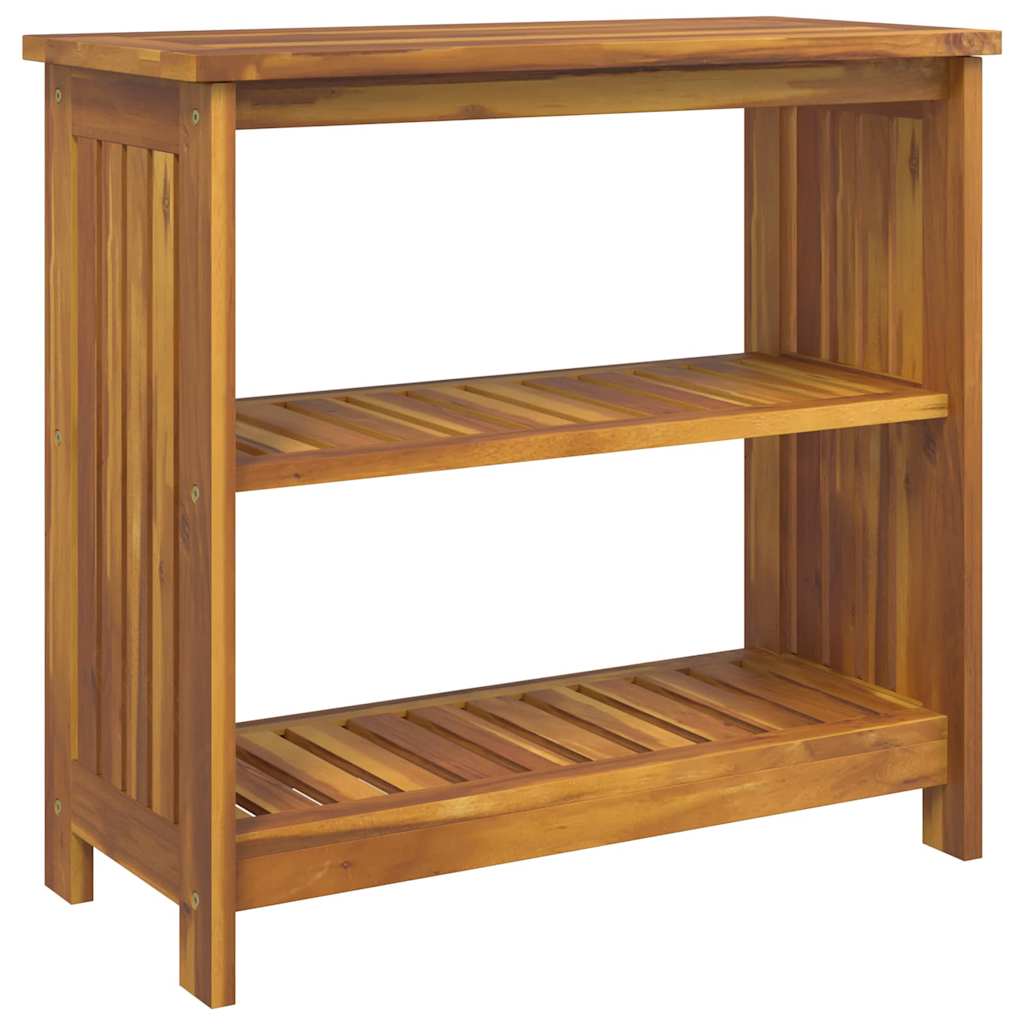 Garten-Schrank mit Regal mit Speicher Braun 75 x 35 x 70cm