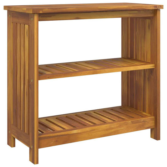 Garten-Schrank mit Regal mit Speicher Braun 75 x 35 x 70cm