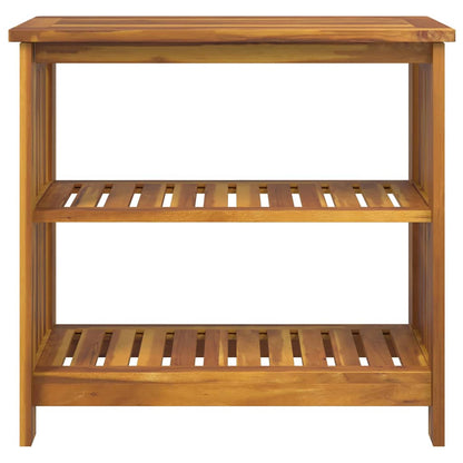 Garten-Schrank mit Regal mit Speicher Braun 75 x 35 x 70cm