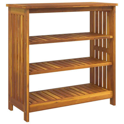 Garten-Schrank mit Regal mit Speicher Braun 90 x 40 x 90cm