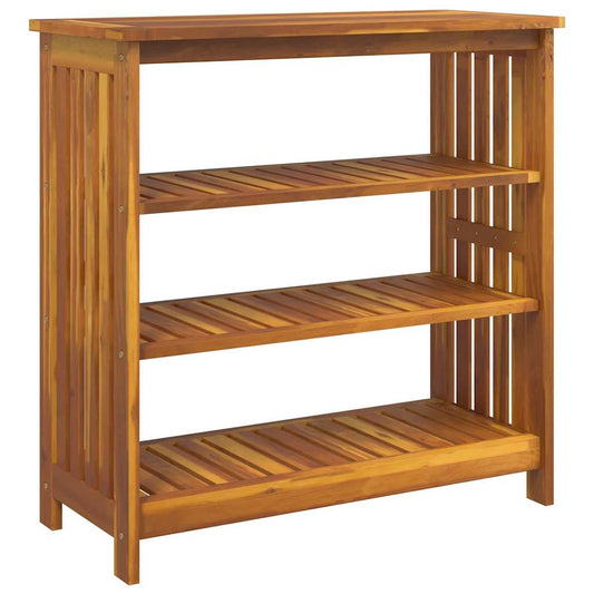 Garten-Schrank mit Regal mit Speicher Braun 90 x 40 x 90cm