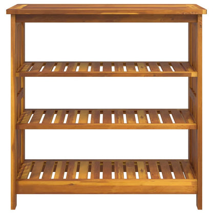 Garten-Schrank mit Regal mit Speicher Braun 90 x 40 x 90cm