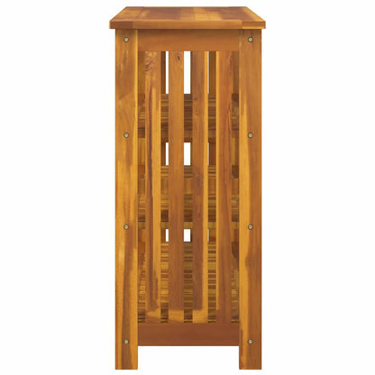 Garten-Schrank mit Regal mit Speicher Braun 90 x 40 x 90cm
