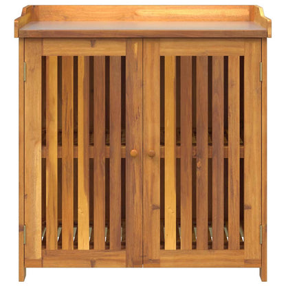 Garten-Schrank mit Speicher mit Tür Braun 93 x 41.5 x 98cm