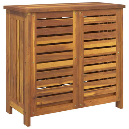 Garten-Schrank mit Speicher mit Tür Braun 75 x 35 x 70cm