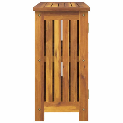 Garten-Schrank mit Speicher mit Tür Braun 75 x 35 x 70cm