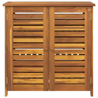 Garten-Schrank mit Speicher mit Tür Braun 90 x 40 x 90cm