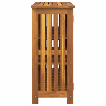 Garten-Schrank mit Speicher mit Tür Braun 90 x 40 x 90cm
